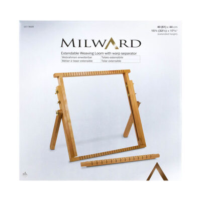 MILWARD WEAVING LOOM, EXTENDABLE/BEECH WOOD