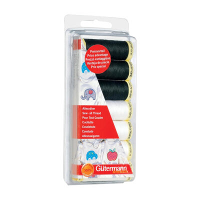 GUTERMANN SEW ALL BLACK&WHITE SET 100MT
