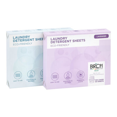 BIRCH ECO WASH DETERGENT SHEETS BOX 50