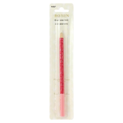 BOHIN BLOSSOM COLLECTION PINK CHALK PENCIL - WHITE