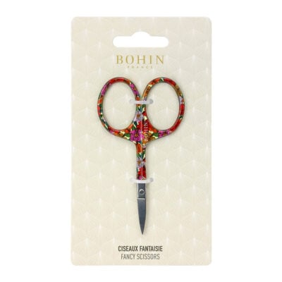 BOHIN BLOSSOM  FANCY EMBROIDERYSCISSOR  9CM-ORANGE