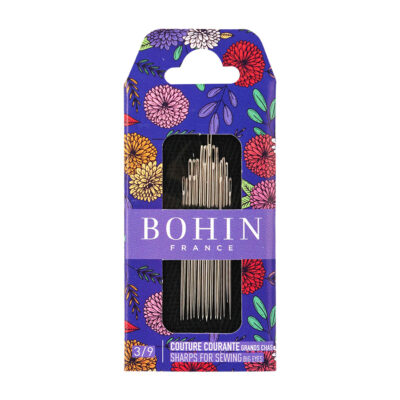BOHIN BLOSSOM  SEWING NEEDLE SIZE 3/9  15PCS -BLUE