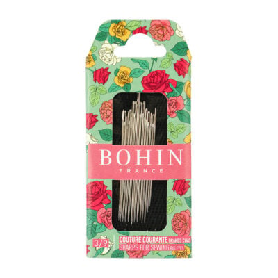 BOHIN BLOSSOM  SEWING NEEDLE SIZE 3/9  15PCS-GREEN