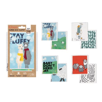 GLEENER SUPER ECO CLOTH - MULTI OPTIONS-12x2 PACKS