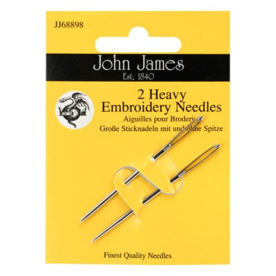 JOHN JAMES NEEDLES-HEAVY EMBROIDERY-SIZE14