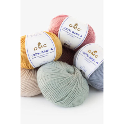 New » DMC BABY4 YARN ART. 8157 50GRM 10PKT