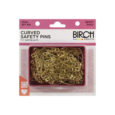PINS SAFETY CURVED 27MM 10OPK